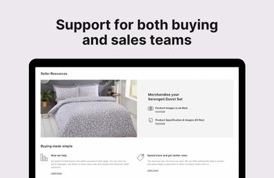 Support for both buying and sales teams